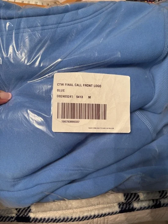 FP Movement Final Call Logo Hoodie in Riviera Blue, size Medium, NWT - Picture 11 of 11